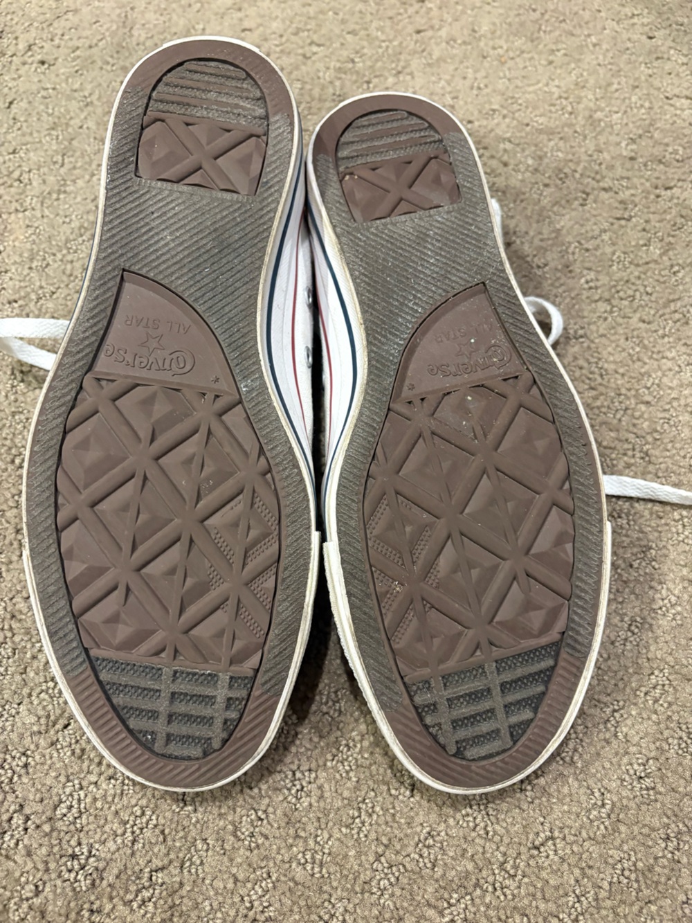 Converse White Canvas Women’s 10 - Picture 5 of 7